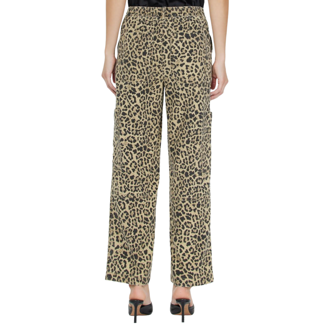 MID RISE STRAIGHT PANT LEOPARD
