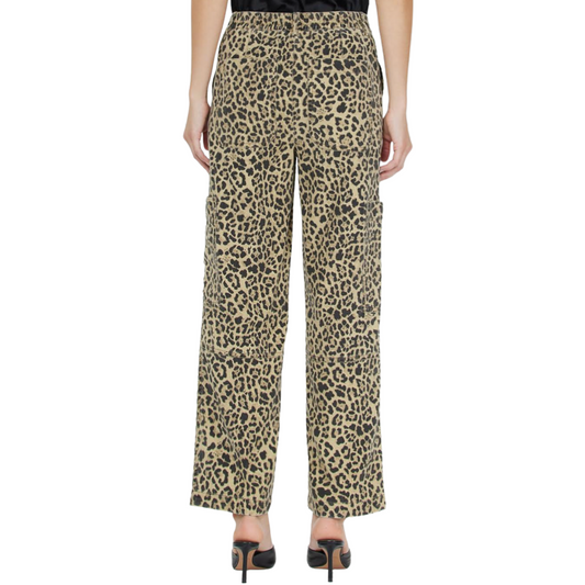 MID RISE STRAIGHT PANT LEOPARD