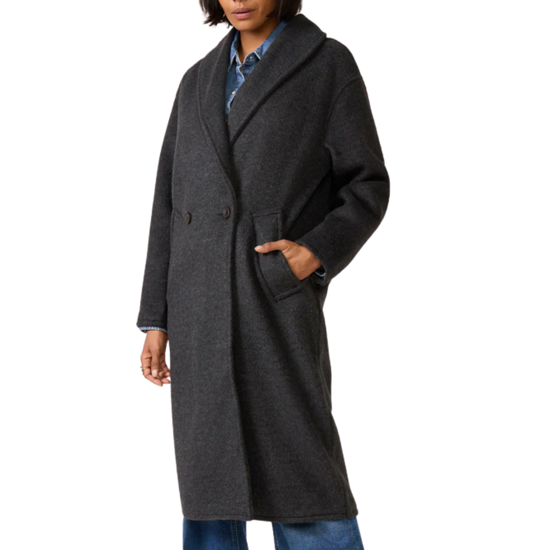 THE SIGNATURE COAT CHARCOAL