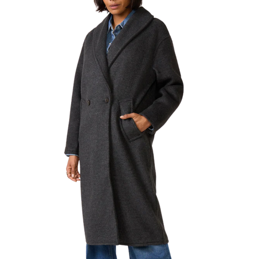 THE SIGNATURE COAT CHARCOAL