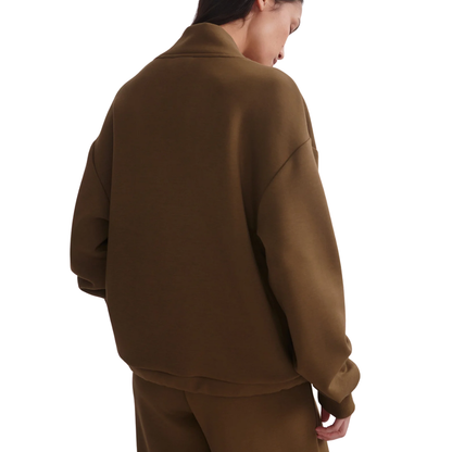 BETSY SWEAT TOP MILITARY OLIVE