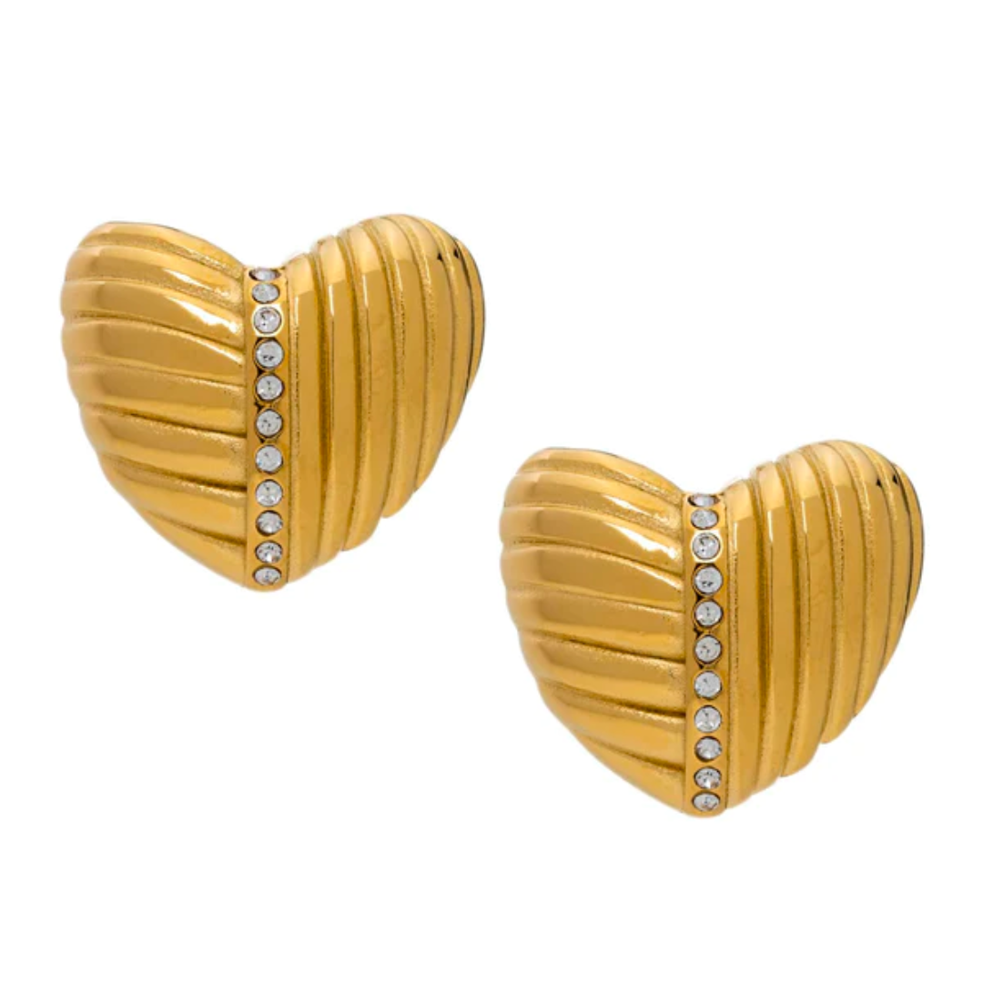 EMMA HEART EARRING