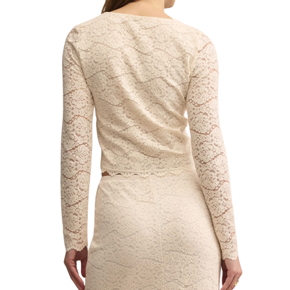 AURORA LACE TOP CREAM