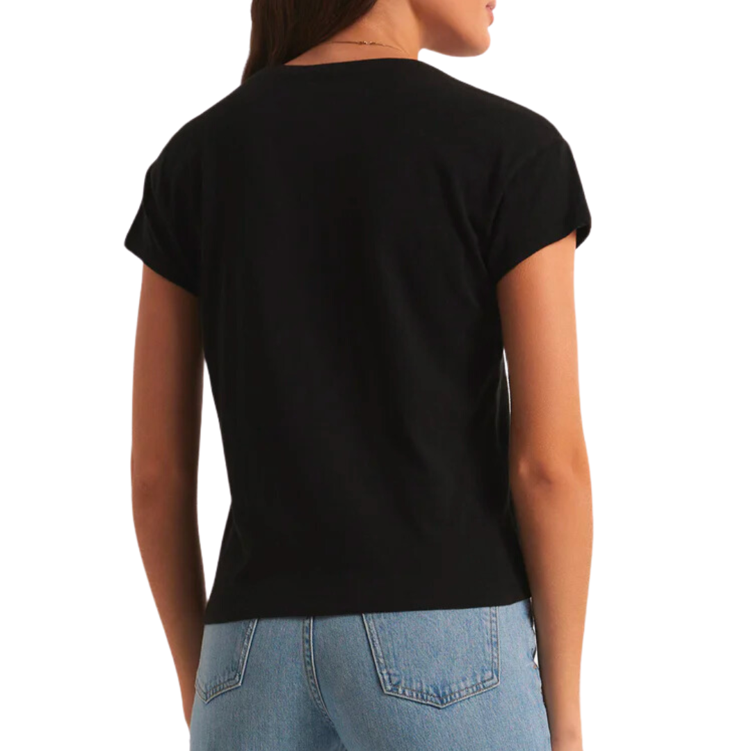 MODERN SLUB TEE BLACK