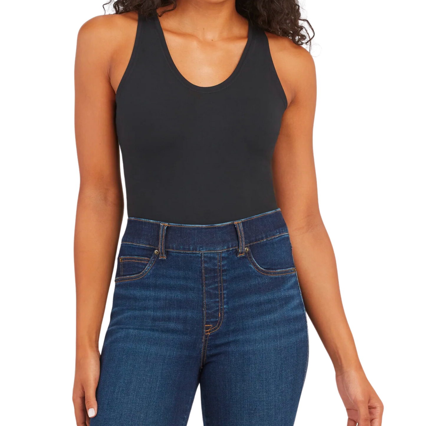 SUIT YOURSELF SCOOP TANK TOP BODYSUIT