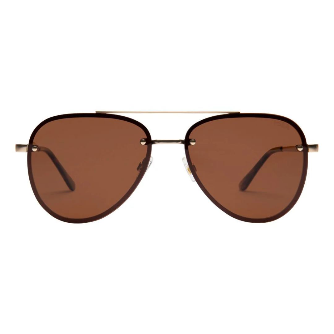 RIVER SUNGLASSES GOLD/BROWN