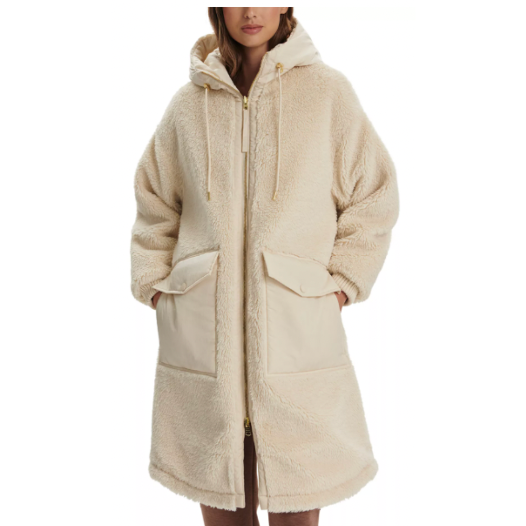 CYRUS REVERSIBLE COAT SANDSHELL