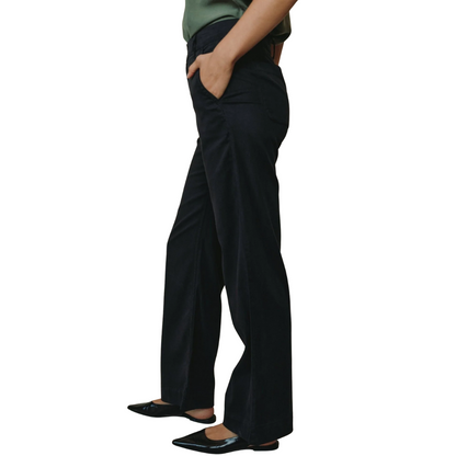 SYDNEY WIDE LEG PANT VINTAGE BLACK