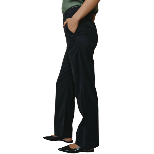 SYDNEY WIDE LEG PANT VINTAGE BLACK
