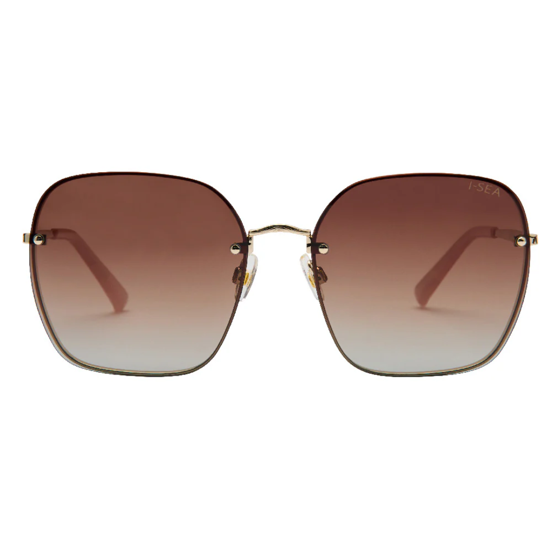 EMERSON SUNGLASSES GOLD/BROWN