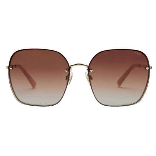 EMERSON SUNGLASSES GOLD/BROWN