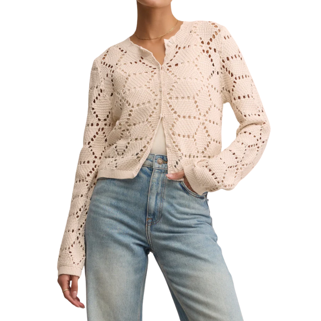ROSALYN SWEATER CARDIGAN CRYSTAL