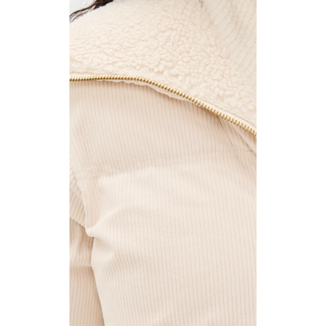 BRACKLEY CORD PUFFER JACKET BIRCH