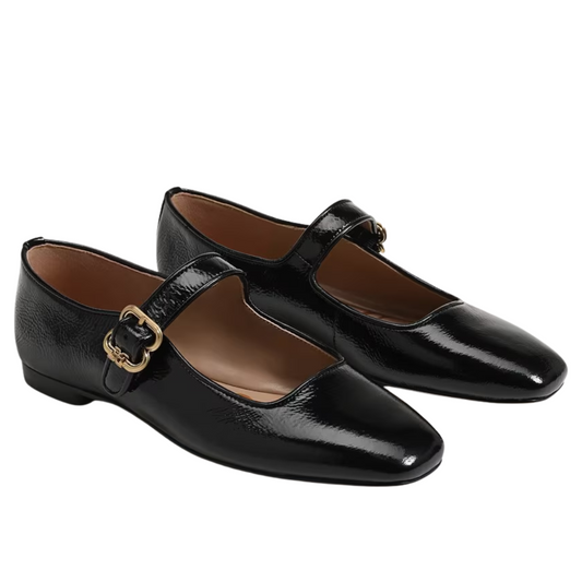 MICHAELA BALLET FLAT BLACK