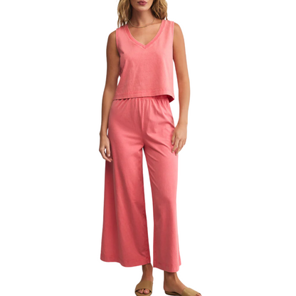 SCOUT JERSEY PANT SUNSET PINK
