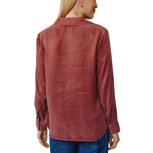 CLEAN FRONT PULLOVER RUBY DUSK