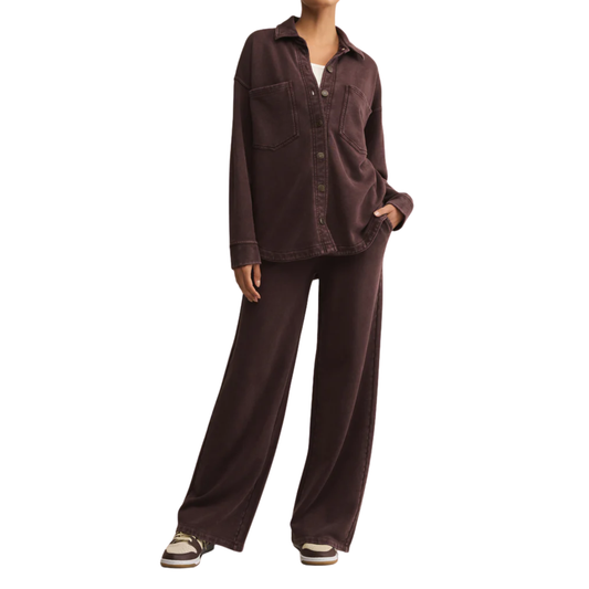 ALL DAY KNIT JACKET CHOCOLATE CHERRY