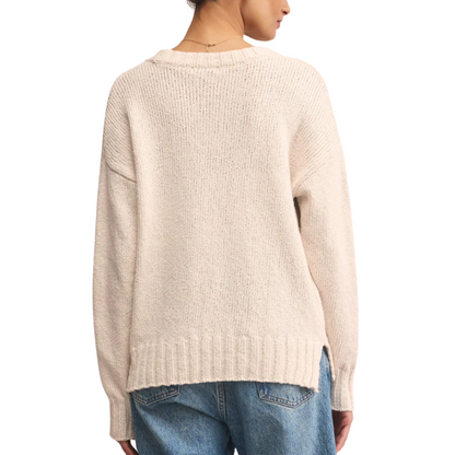 BECK TEXTURED SWEATER CRYSTAL