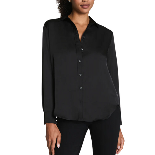 BETTER THAN SILK BUTTONDOWN BLACK