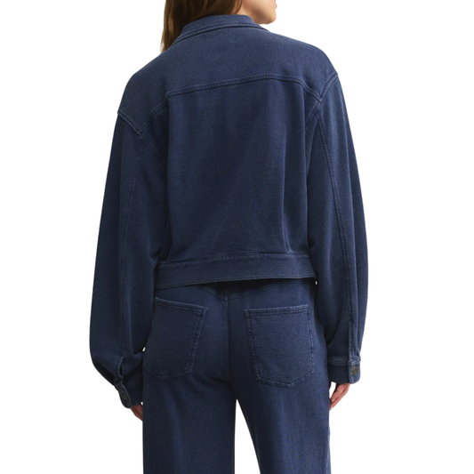 HERITAGE KNIT DENIM JACKET INDIGO