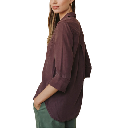 SHIRT TAIL BUTTON DOWN PINOT