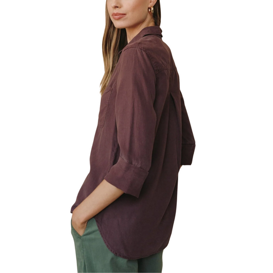 SHIRT TAIL BUTTON DOWN PINOT