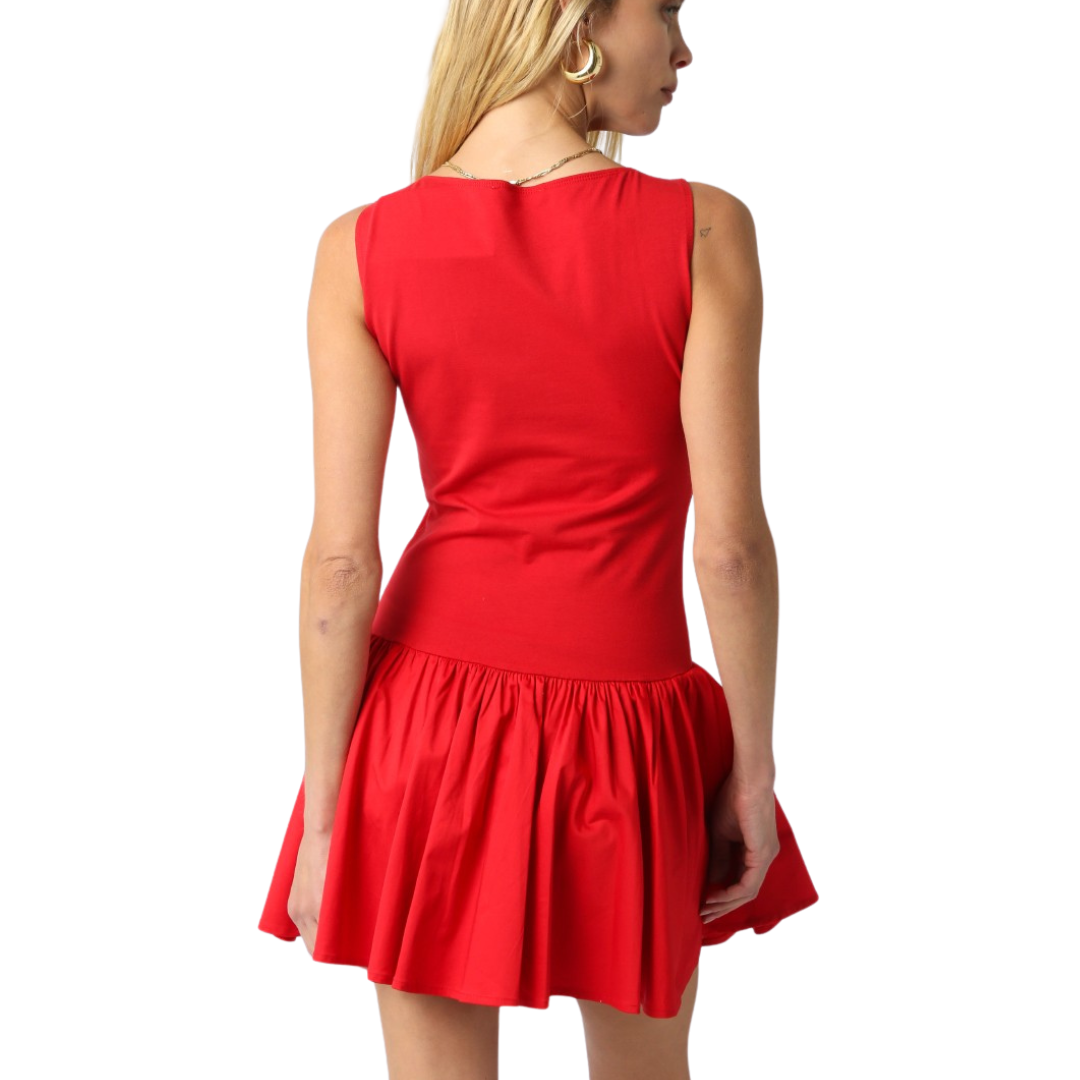 HANNAH DRESS RED