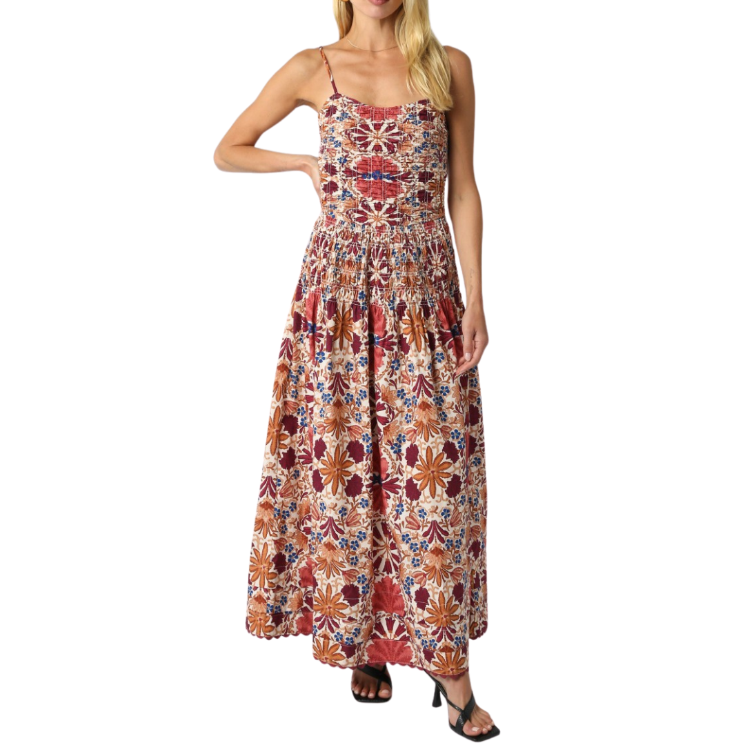 DAISY FLORAL DRESS CREAM M