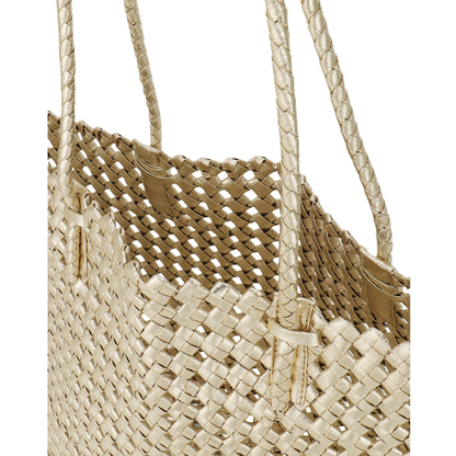 MARNI WOVEN TOTE PLATINUM