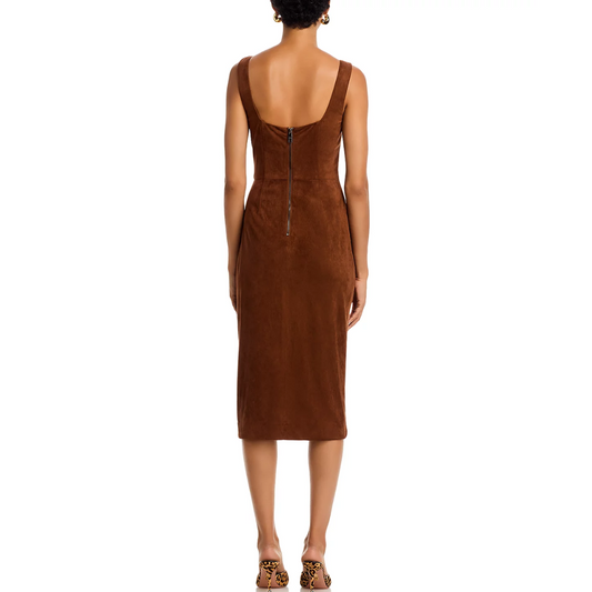 MILO DRESS CHICORY COFFEE