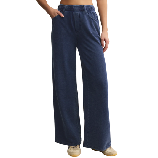 ENTOURAGE KNIT DENIM PANT INDIGO