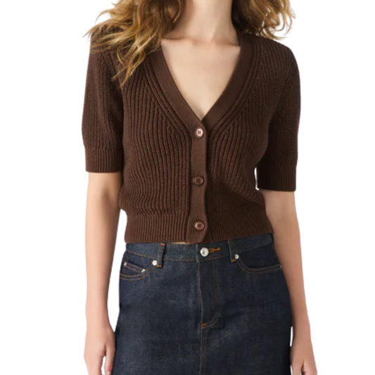 JANAE CARDIGAN CHOCOLATE