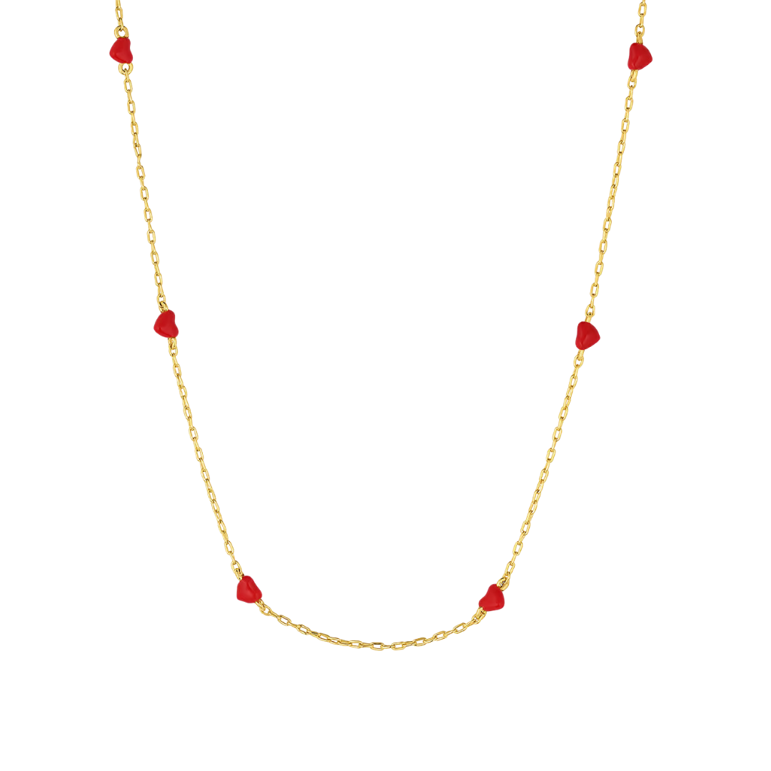 AMOUR NECKLACE RED