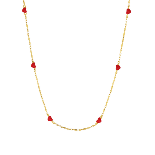 AMOUR NECKLACE RED