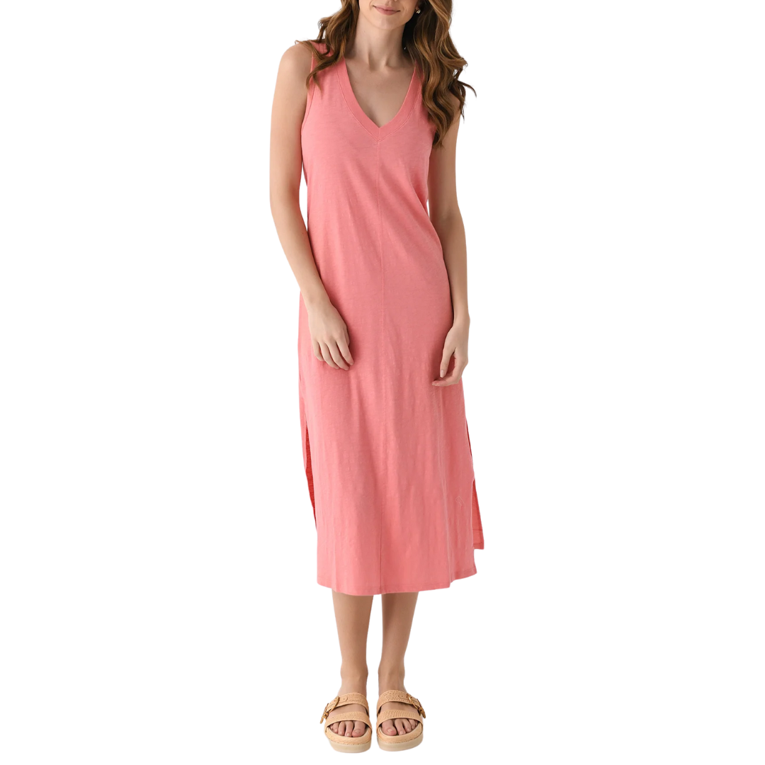 PALISADES MIDI DRESS SUNSET PINK