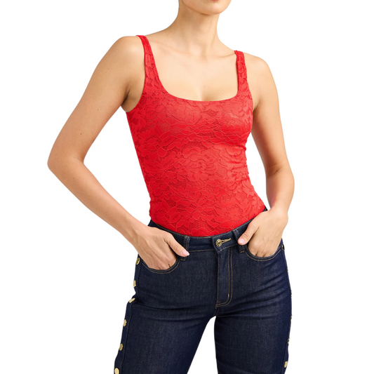 GIGI LACE BODYSUIT FLAME