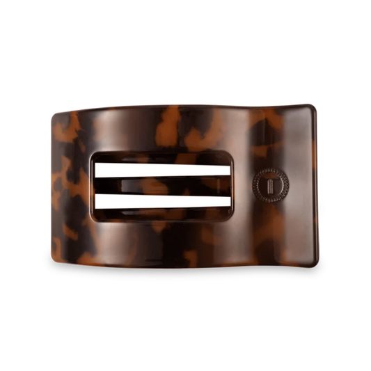 SQUARE FLAT MEDIUM CLIP TORTOISE
