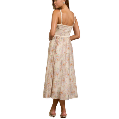 PAISLEY HALTER NECK DRESS
