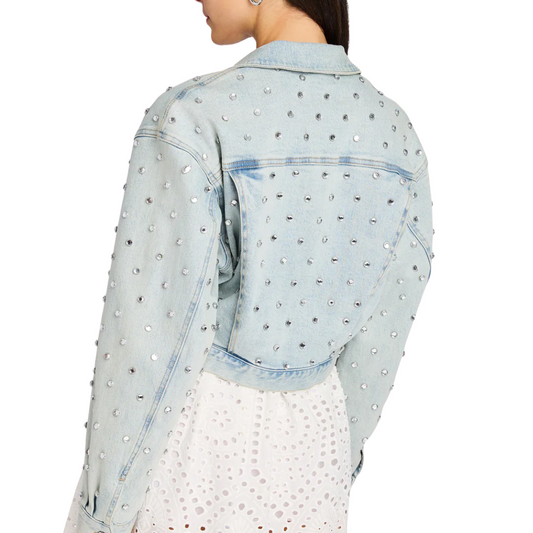 TODDIE CRYSTAL DENIM JACKET