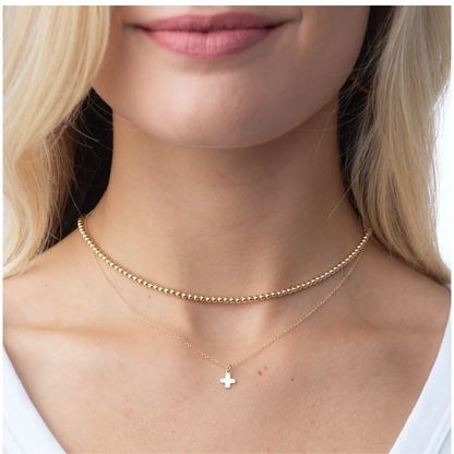 15" CHOKER CLASSIC GOLD 3MM
