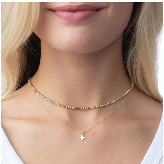15" CHOKER CLASSIC GOLD 3MM