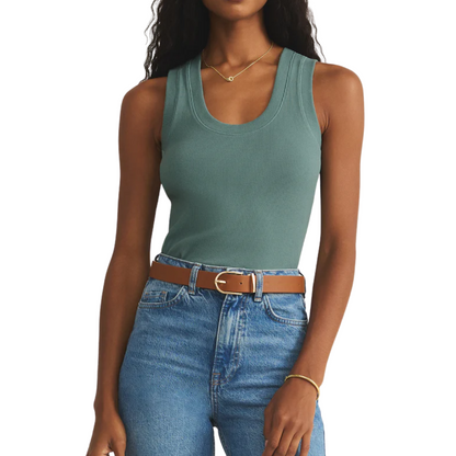 SIRENA RIB TANK TOP SEA PINE
