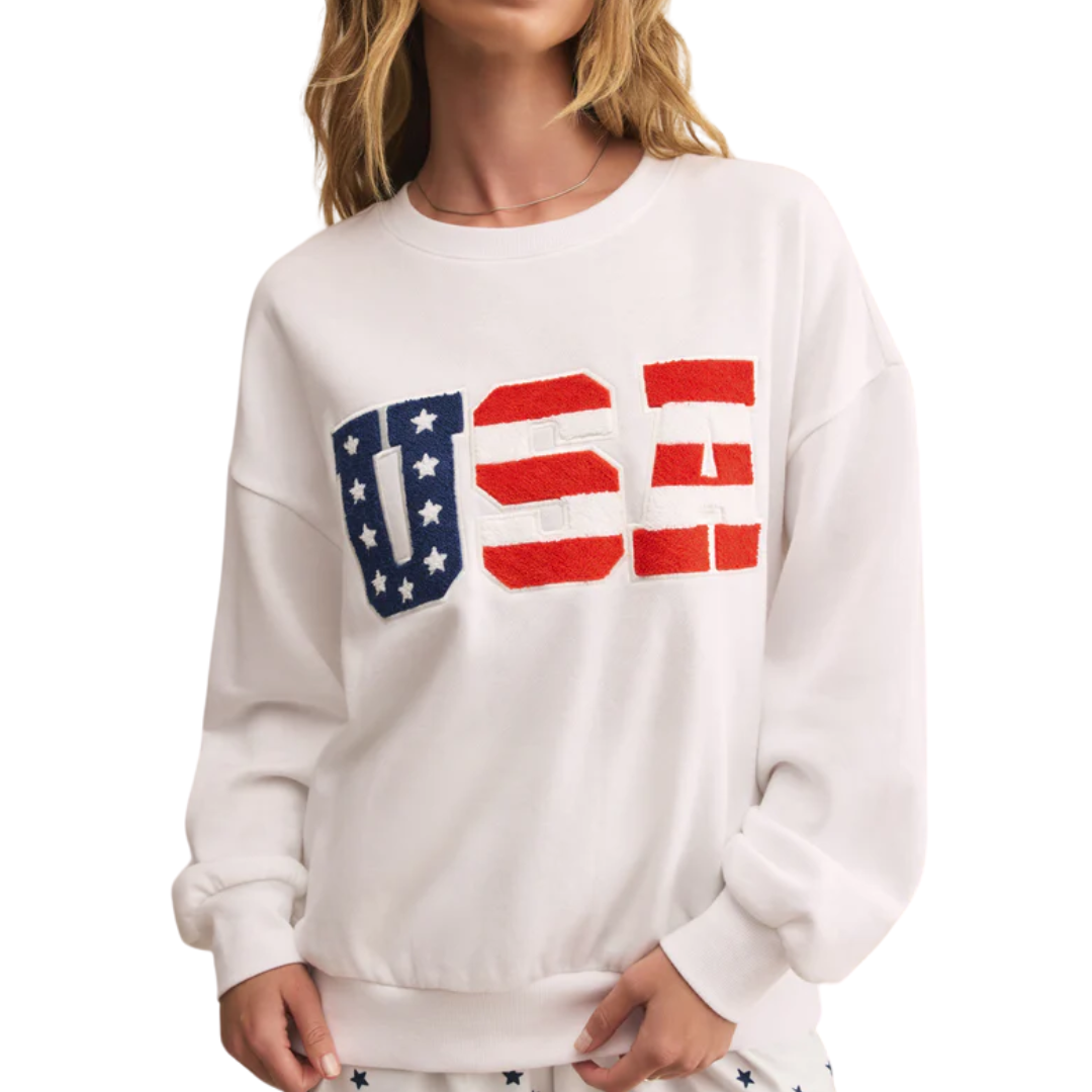 OVERSIZED USA SWEATSHIRT