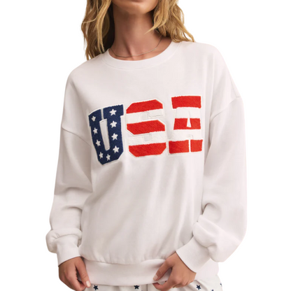 OVERSIZED USA SWEATSHIRT