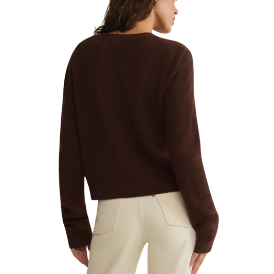 MEDINA CARDIGAN CHOCOLATE CHERRY