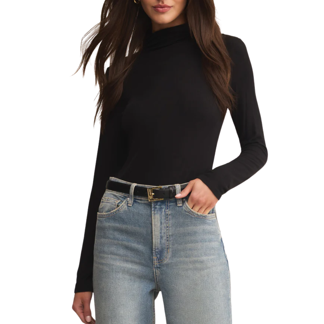 LIRA SECOND SKIN TOP BLACK