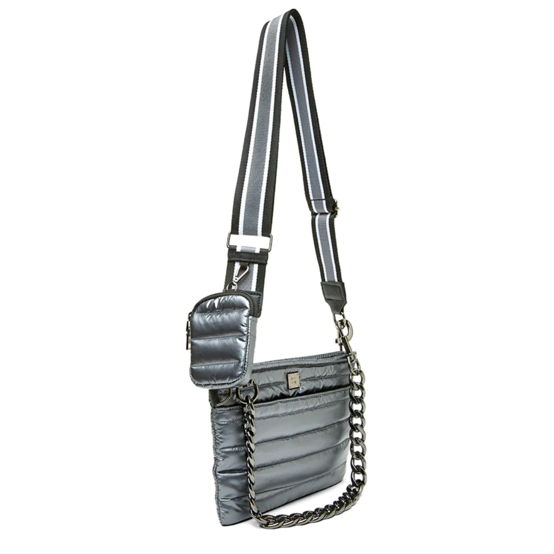 DOWNTOWN CROSSBODY PEARL GREY