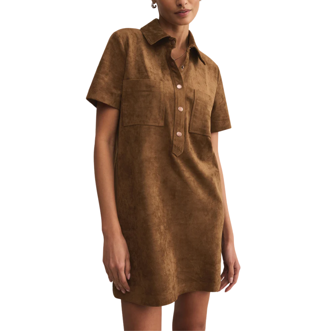 SYDNEY SUEDE MINI DRESS