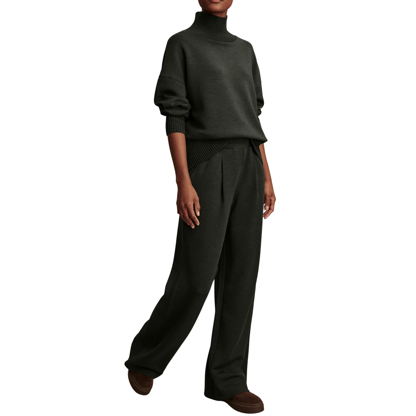 THE EXTRA WIDE LEG PANT 29.5" OLIVE MARL
