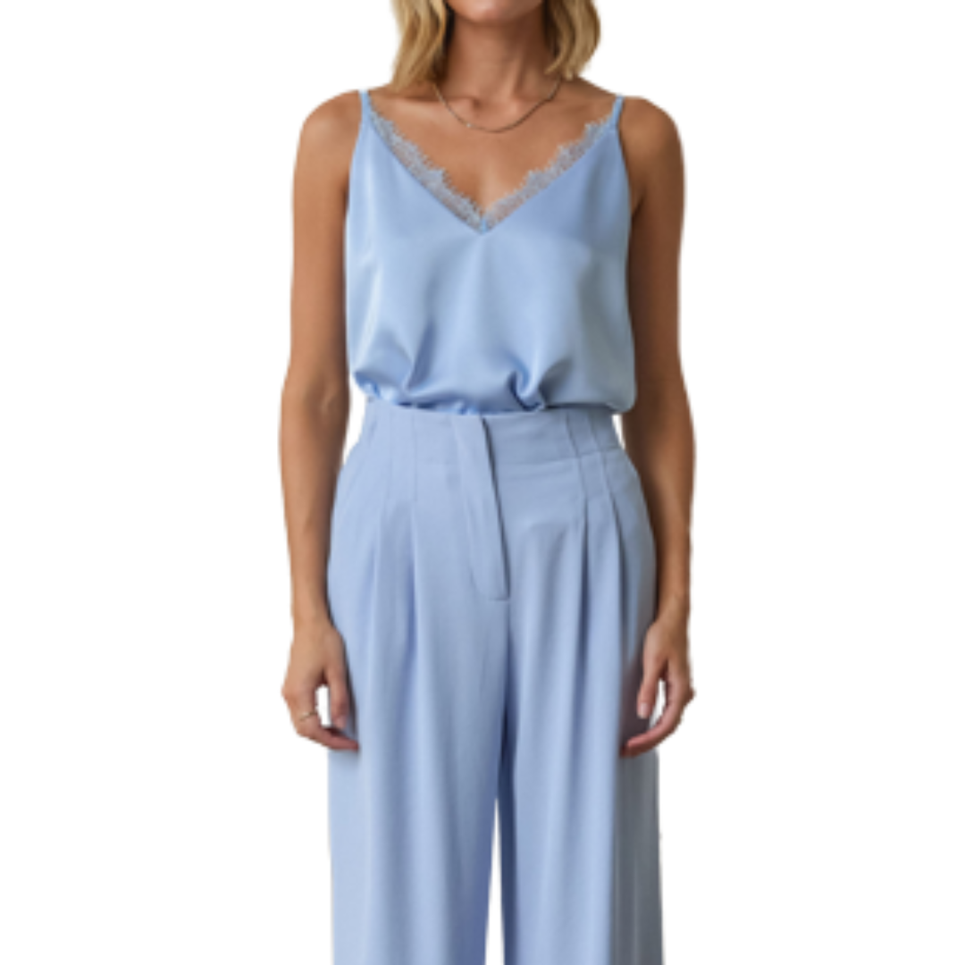 LACE CAMISOLE BLUE